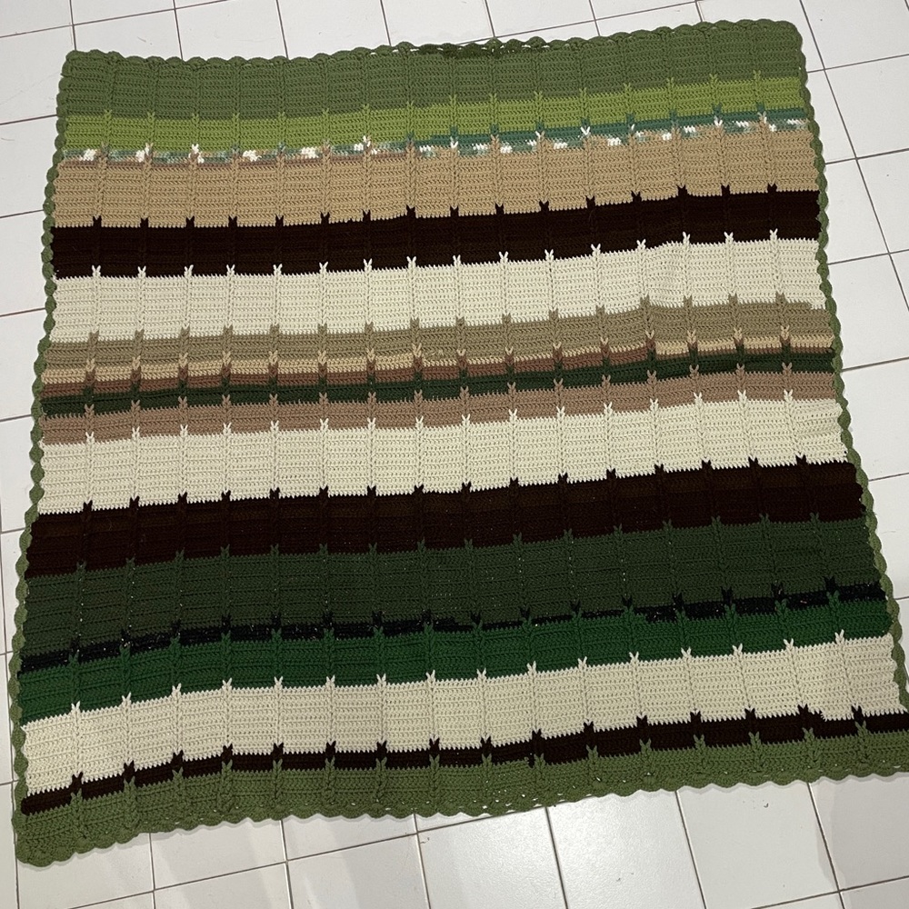Crocheted Afghan Blanket